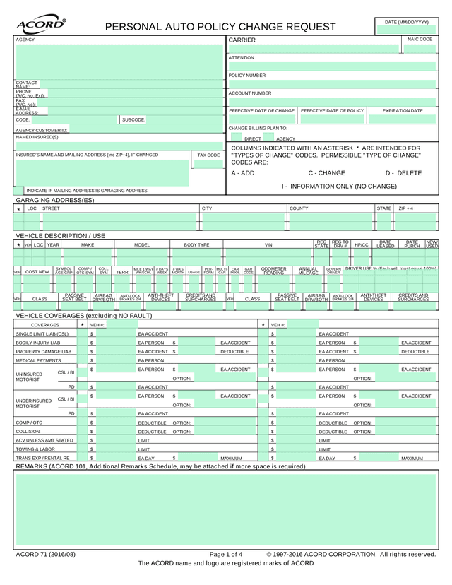 Acord 71 screenshot