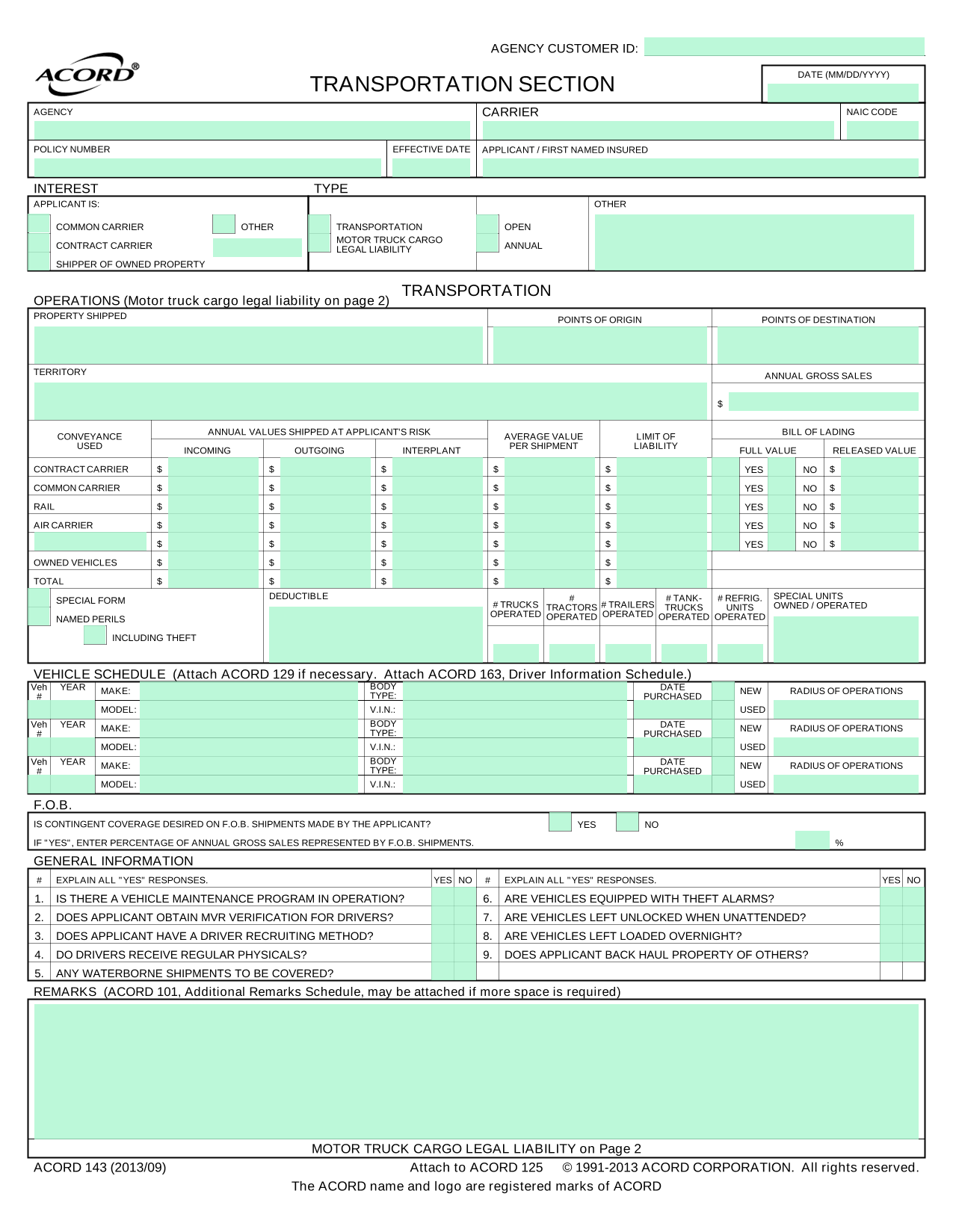 Acord 143 screenshot